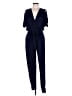 Loveappella Solid Blue Jumpsuit Size XS - photo 1