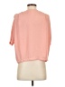 Elodie 100% Polyester Pink Short Sleeve Blouse Size S - photo 2