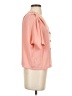 Elodie 100% Polyester Pink Short Sleeve Blouse Size S - photo 4