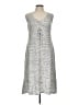 Max Studio Gray Casual Dress Size L - photo 1
