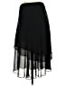 Alex Evenings 100% Polyester Solid Black Formal Skirt Size L (petite) - photo 2