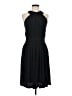 Essentials by ABS Solid Black Cocktail Dress Size M - photo 1