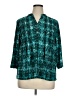 NY Collection Teal 3/4 Sleeve Blouse Size 1X - photo 1