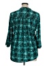 NY Collection Teal 3/4 Sleeve Blouse Size 1X - photo 2