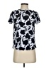 Ann Taylor 100% Polyester Black Short Sleeve Blouse Size XXS (petite) - photo 1