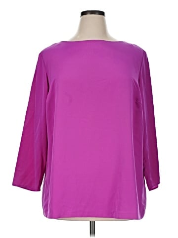 Lauren by Ralph Lauren 3/4 Sleeve Top (view 1)