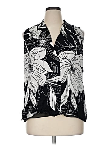 White House Black Market Sleeveless Blouse (view 1)