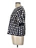 Madewell 100% Cotton Polka Dots Blue Short Sleeve Blouse Size L - photo 5
