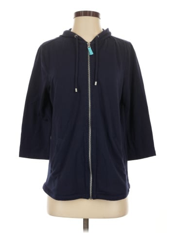 Weekends by Chico's Zip Up Hoodie (view 1)