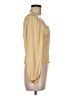 J.Crew 100% Polyester Gold Long Sleeve Blouse Size M - photo 4