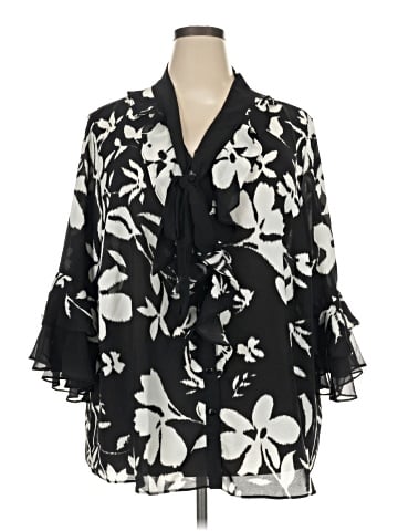 Avenue 3/4 Sleeve Blouse (view 1)