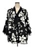 Avenue 100% Polyester Black 3/4 Sleeve Blouse Size 22 Plus - photo 1