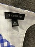 Talbots 100% Polyester Checkered-gingham Blue Casual Dress Size 12 - photo 7