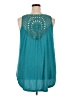 Torrid Teal Sleeveless Blouse Size 3X Plus (3) - photo 2