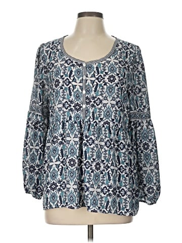 Max Studio 3/4 Sleeve Blouse (view 1)