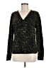 Talbots Animal Print Green Pullover Sweater Size M - photo 1