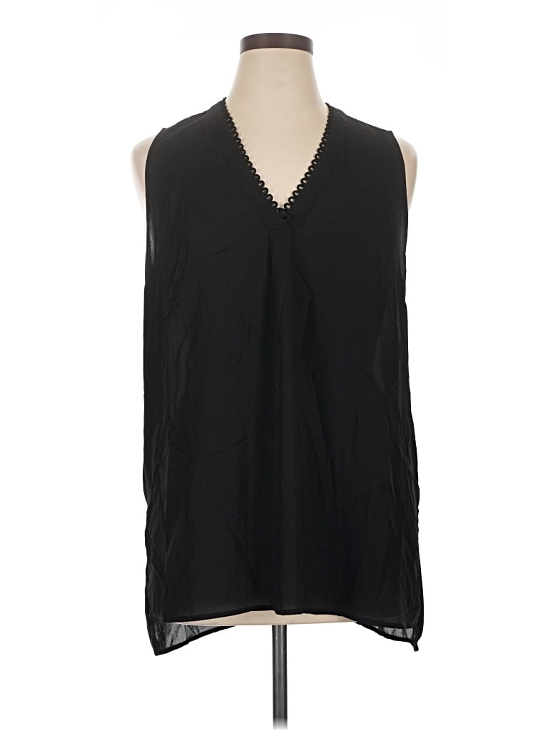 Pre-owned Dr2 Sleeveless Blouse In Black
