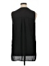 DR2 100% Polyester Black Sleeveless Blouse Size XL - photo 2