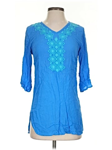 Lilly Pulitzer For Target 3/4 Sleeve Blouse (view 1)