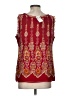 Harold's Red Sleeveless Blouse Size S - photo 2