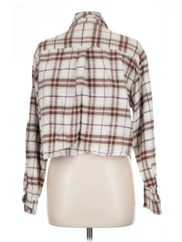 American Eagle Outfitters Long Sleeve Button-Down Shirt (view 2)