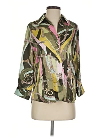 L'Agence 3/4 Sleeve Blouse (view 1)