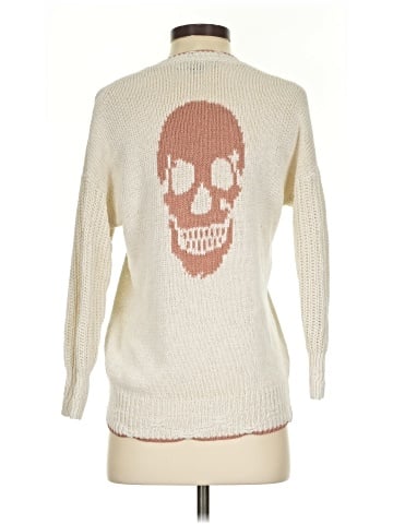 Skull Cashmere Pullover Sweater (view 2)