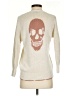 Skull Cashmere Ivory Pullover Sweater Size XS - photo 2