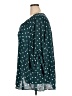 Torrid 100% Polyester Polka Dots Teal 3/4 Sleeve Blouse Size 5X Plus (5) - photo 5