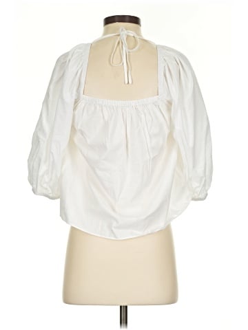 Madewell Puff-Sleeve Babydoll Top (view 2)
