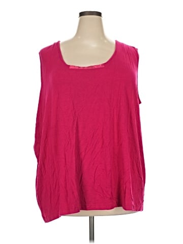 Ulla Popken Sleeveless T-Shirt (view 1)