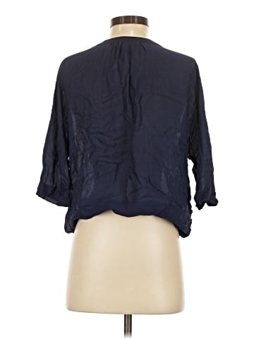 Joie 3/4 Sleeve Silk Top (view 2)