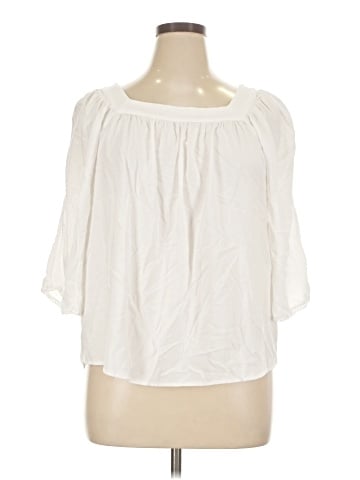 Ava & Viv 3/4 Sleeve Blouse (view 1)