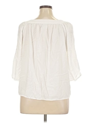 Ava & Viv 3/4 Sleeve Blouse (view 2)