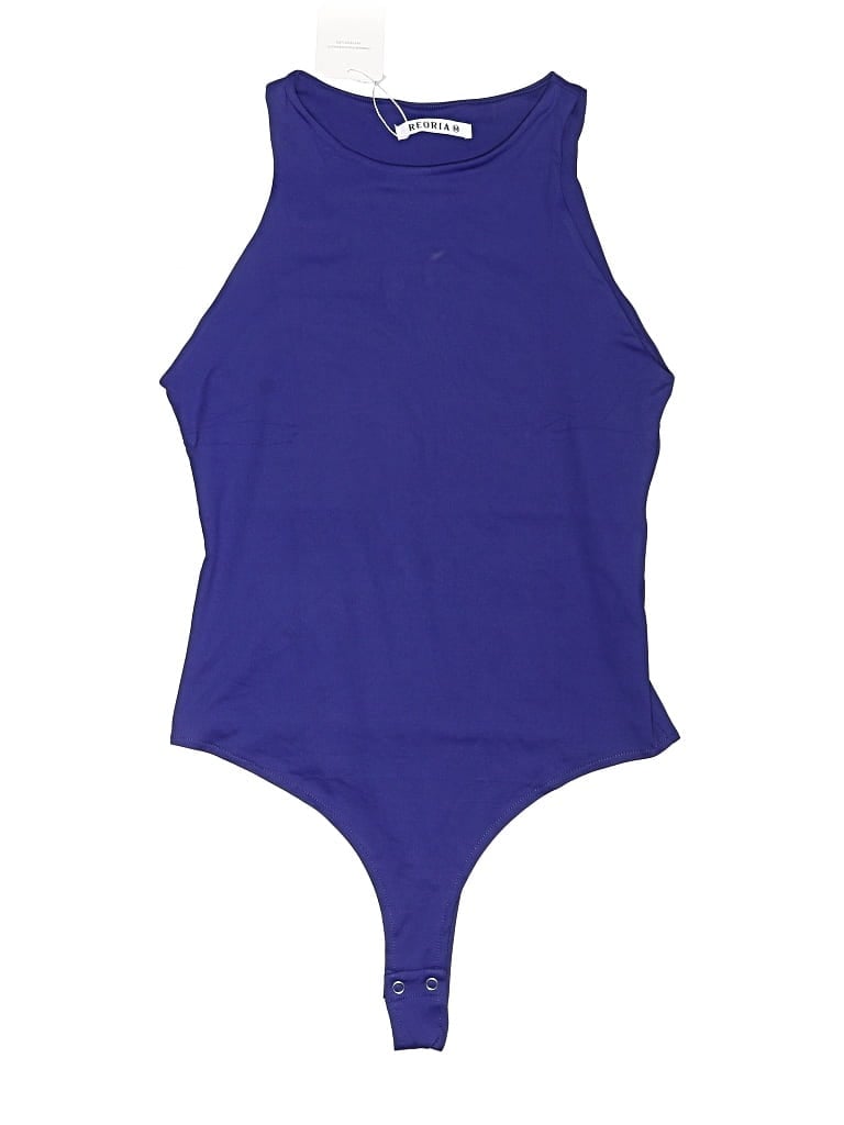 Pre-owned Reoria Bodysuit In Purple