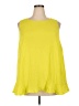Torrid Yellow Sleeveless Blouse Size 3X Plus (3) - photo 1
