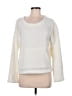 Hue 100% Polyester White Pullover Sweater Size M - photo 1