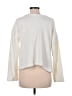 Hue 100% Polyester White Pullover Sweater Size M - photo 2