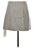 Theory Solid Gray Wool Skirt Size 4 - photo 2