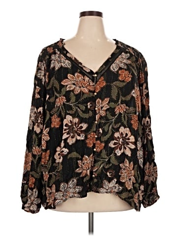 Torrid Long Sleeve Blouse (view 1)