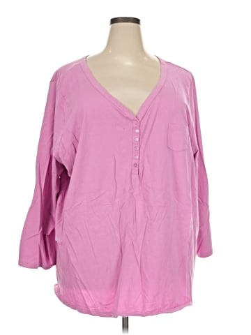 Roaman's 3/4 Sleeve Blouse (view 1)