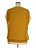 VIISHOW Yellow Short Sleeve Blouse Size XL - photo 2