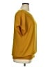 VIISHOW Yellow Short Sleeve Blouse Size XL - photo 4