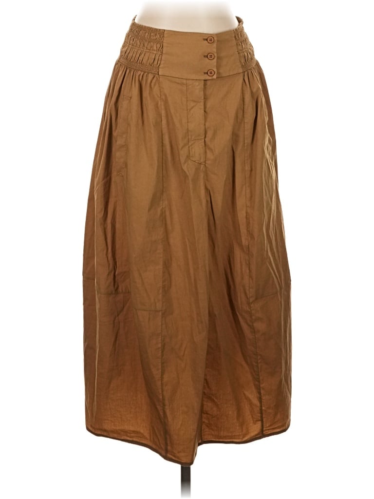 Pre-owned Transit Casual Skirt In Brown