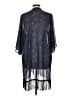 Hot Topic 100% Polyester Blue Kimono Size Lg (0) - photo 2