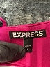 Express 100% Polyester Solid Pink Cocktail Dress Size 8 - photo 7