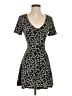 Forever 21 Hearts Black Casual Dress Size S - photo 1