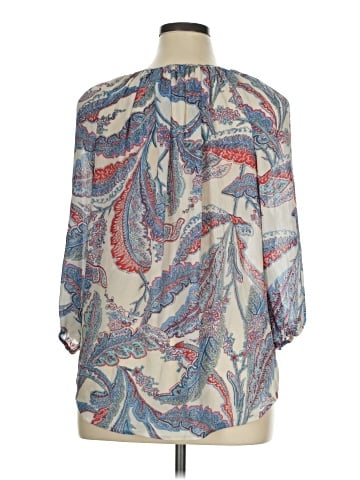 Chaps 3/4 Sleeve Blouse (view 2)