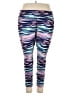 MTA Sport Print Purple Active Pants Size 3X - photo 1