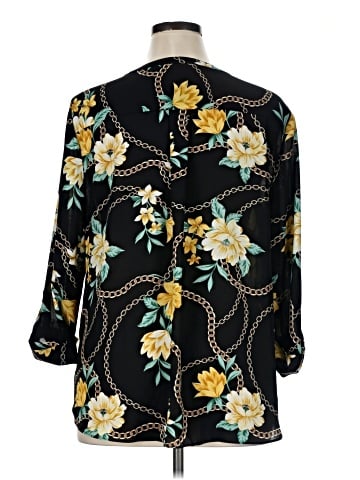 JM Collection 3/4 Sleeve Blouse (view 2)